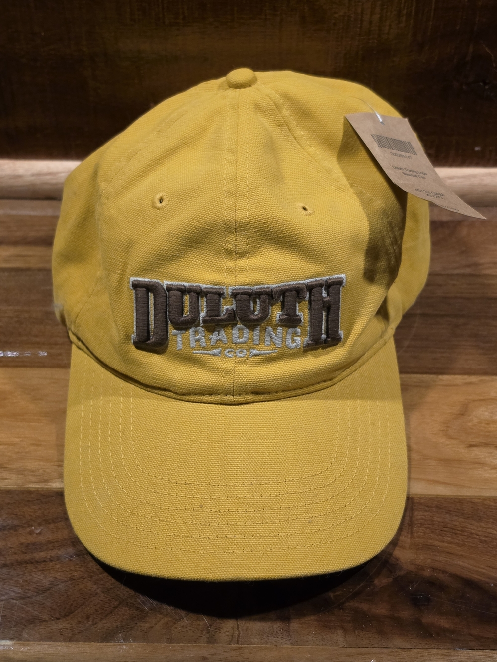 Duluth Trading Co Yellow Baseball Cap Strap Back With Tags